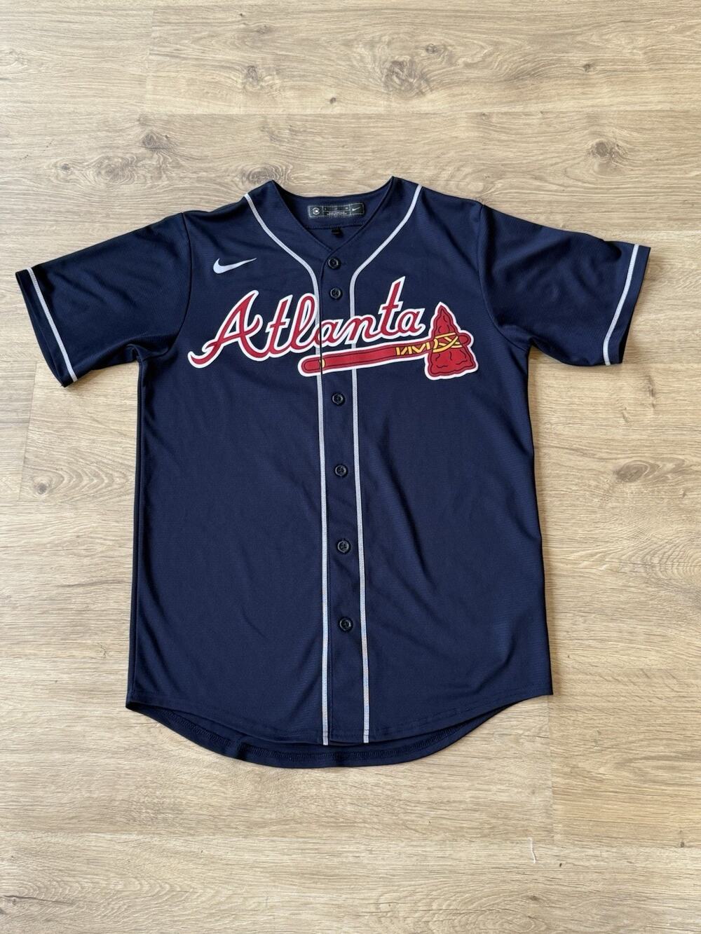 Nike Atlanta Braves Nike Jersey Mens S Red Eddie Rosario  Baseball MLB